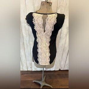 Heart Soul Elegant Black Women's Top